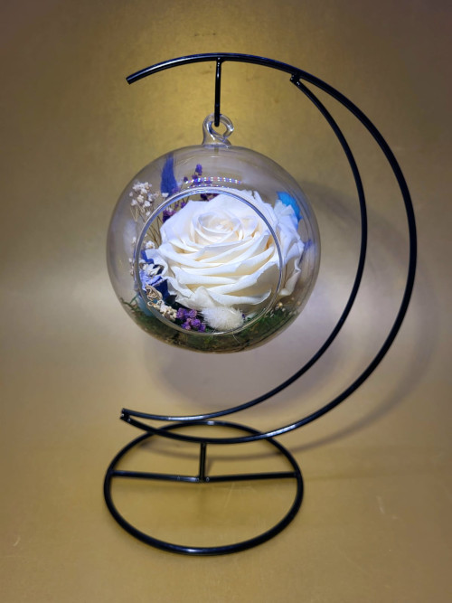 Artifex image - TONGA LARGE WITH STAND  (Timeless Winter Rose)